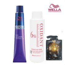 웰라 콜레스톤 퍼펙트 리치 16컬러 80g / 산화제+앰플증정, 오렌지브라운 (77/74), 1개