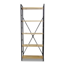 로엠 3단책장 4단책장 5단책장 6단책장 선반 책꽂이, 책장단이-5단