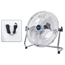 태양열 무선 대형 선풍기 야외 캠핑 가정용 기숙사 휴대용 저소음 b2, 6000mAh12인치태양전지판, 실버