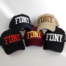 FDNY 자수 4계절 대두 빅사이즈 볼캡모자 - W55