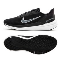 국내매장용 나이키 에어 윈플로 9 남성 로드 러닝화 블랙 DD6203-001 검정 운동화