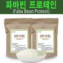 The큰나무 파바빈 프로테인 식물성 단백질 분말 자이언트 파바빈 콩, 2팩, 300g