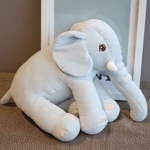 코끼리 애착인형 안고자는 인형 쿠션 장난감, D_55cm