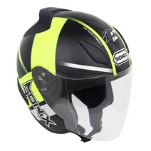 소닉스 R 오토바이헬멧 일반모 오픈페이스 바이크헬멧, 3.무광그린, L