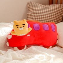푹신푹신한 라이언 소형 쿠션 배 소파 솜인형 베개 카카오프렌즈 캐릭터 귀여운 소프트 작은 미니 등받이