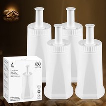 Claro Swiss SES BES008 SES880 용 워터 필터 Oracle Barista Bambino 등 810/920/980/990/500/878 용 커피 머신 필터 교체 SE875 용 아님 (4 팩), 노란색