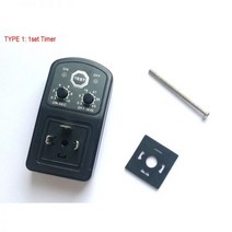 배송 DIN43650A 코일 수집기 전기 밸브 타이머 24V ~ 240V 솔레노이드 EDR, TYPE 1_AC220V