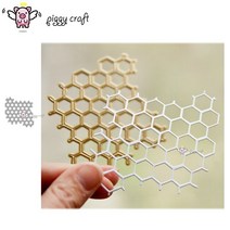 모양 틀 다이컷 piggy craft 금속 절단 금형 그리드 프레임 스크랩북 종이 공예 칼 금형 블레이드 펀치 스텐실, b-484