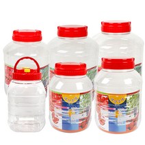 이안에다있다 국산 PET 담금주병 과실주병 매실통 효소통 발효용기 담금주통 과실주통 매실병, 15L, 1개