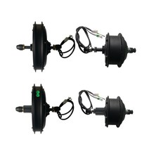ebike 프론트 휠 36v 48v 25035050010001500w 리어 프리휠카세트 전기 자전거 브러시리스 비 기어 또는 기어 허브 모터, 36v 250w 전면 모터