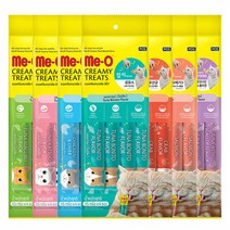 미오 크리미 15g 4개입 7개세트 고양이간식, 콤보(7종 1개씩)