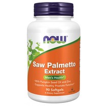 NOW Supplements Saw Palmetto Extract 나우 쏘팔메토추출물 호박씨 오일 아연 90정(소프트젤)