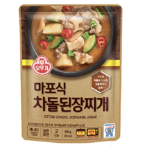 오뚜기 마포식 차돌된장찌개, 500g, 8개