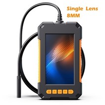 p40 화면 내시경 signalamp 듀얼 렌즈 카메라 4.3 인치 ips 풀 컬러 hd1080p 산업 검사 내시경 방수 2600mah, 협력사, 2m, 8mm 소프트 케이블