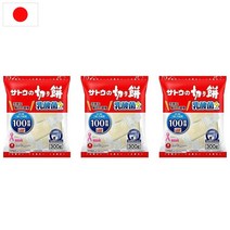 일본 사토식품 키리모찌 구워먹는 모찌 떡 절떡 찹쌀떡 유산균 함유 300g 3팩