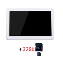 디지털액자 전자앨범 스마트액자 모니터 15인치 사진 7인치 8인치 휴대폰 전자 영상 광고, white 32G_EU 플러그