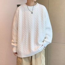 남성 가을 겨울 니트 브랜드 풀오버 스웨터 코디 라운드넥 올 패션 긴팔 주우재 데일리 니트티 Sweater 미우새