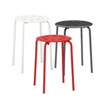 이케아 MARIUS 마리우스 스툴 의자 45cm, 블랙