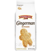 정품 미국과자 Pepperidge Farm 진저맨 쿠키 생강 쿠키 21개 141.7g(5온스) 백, 5 Ounce (Pack of 1)