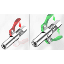 그리스 구리스 건 기름 주입 집게식 노즐 굴삭기 잠금, H타입