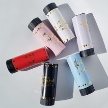 비아워 브라이덜샤워 파티 종이 꽃가루 폭죽 6종 세트, 1세트
