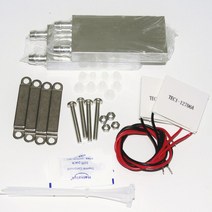KOOLASON DC12V 열전기 전자 펠티어 CPU 보조 수냉식 냉각기 냉동 PC 수조 냉각기 키트, 06 144W 2 chips kits