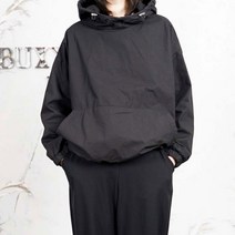 벅시루 여성 캠퍼 아노락 이중안감 후드티 캐쥬얼