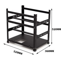 서버랙 12 gpu open mining frame rig case 3 layers, 협력사, 12gpu3개 레이어