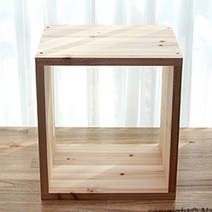 원목박스 오픈형 1단 삼나무 공간박스, 상품선택