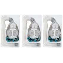 The Yeppin BMC P2 비강 베개 인터페이스 마스크 CPAP 자동 BiPAP S M L 세 가지 크기의 실리콘 쿠션, 03 3pcs P2_03 Add a auto CPAP
