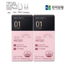 가르시니아 가르니시아 캄보지아 녹차카테킨 HCA 치커리 흰강남콩 마테 56정 2박스