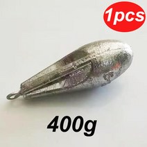 해루질 100g-700g 야외 바다 낚시 드롭 물 전환 채널 리드 싱커 반지 디자인 장비 액세서리, 06 400g-1pcs