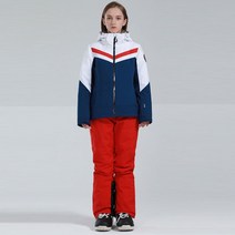 스노우보드엣징 컬러 매칭 스키복 여성용 바람막이 방수 스노우보드 재킷 또는 팬츠 스노우 스키 세트 의상 여성복, [01] XS, [06] GRAY