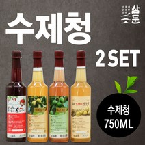 오미자청 다래청 돌배도라지청 개복숭아청 중 수제청(750ml) 2개 (강원도 홍천 삼둔농원) / 본토지기, 다래청 750ml, 다래청 750ml