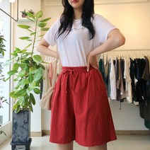 메리앤유 이지데일리룩 면스판소재 치마반바지