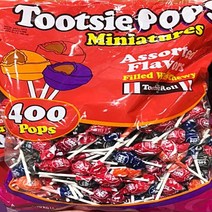 CHARMS 미니어춰 스틱캔디 2.1KG 400POPS, 1
