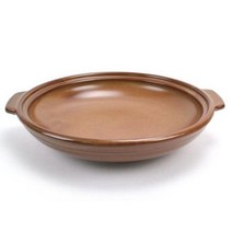 가정 주방 우수한 내열도자기 6만원대 선물 누룽지 백숙그릇 찜그릇 찜접시 1p E-502073, 갈색, 소