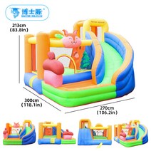 에어바운스 에어 미끄럼틀 가정용 홈 실내 대형 놀이터 물놀이 슬라이드 야외 놀이기구 유치원, R