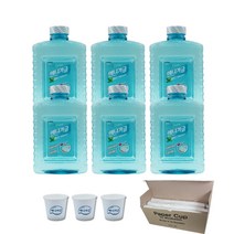 오릭스 무색소 애니가글1.5리터 6병/전용가글컵 720개포함/크롬가글디스펜서, 1.무색소애니가글세트(컵포함세트)