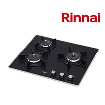 린나이 빌트인 가스렌지 가스쿡탑레인지 RBR-PF3000 블랙 220v 코드식 타공사이즈 560x480, LNG, RBR-PF3000(빌트인)