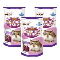 NEWAGE 햄스터 살균 목욕모래 포도향 NA-H014, 1kg, 9개