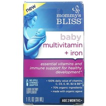 마미스블레스 베이비 멀티비타민 철분 포도 30ml, 3병