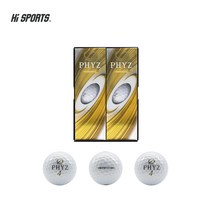 브릿지스톤 PHYZ 파이즈 4피스 6구 하프더즌 골프공 고반발, 6구-펄화이트(포장무료)