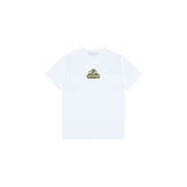 [오프화이트 키즈] [OFF WHITE] 남성 애로우 로고 프린트 반팔티 화이트 QOF22