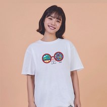 키밍 개 안경 여름 가을 sea 단풍 기본반팔코디