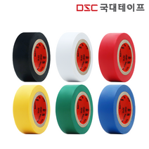 칼라 전기절연테이프 /전기테이프, 흰색
