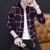 주니어긴팔티셔츠 스웨터 봄가을 트렌드 개성 롱슬리브티 남자니트가디건 슬림핏 멋진 코트 562715519
