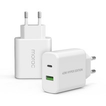 모락 하이퍼에디션 43W 2포트 USB PPS PD 충전기 ZH-2U45T