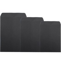 각대봉투 검정 블랙 B5 9절 6절 100매 우편, 1호 각대(245x330)100매