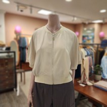 BCBG [올앤선드리] A 하프슬리브 집업 JP 점퍼 _ A4M3Y890 13 [IVORY]